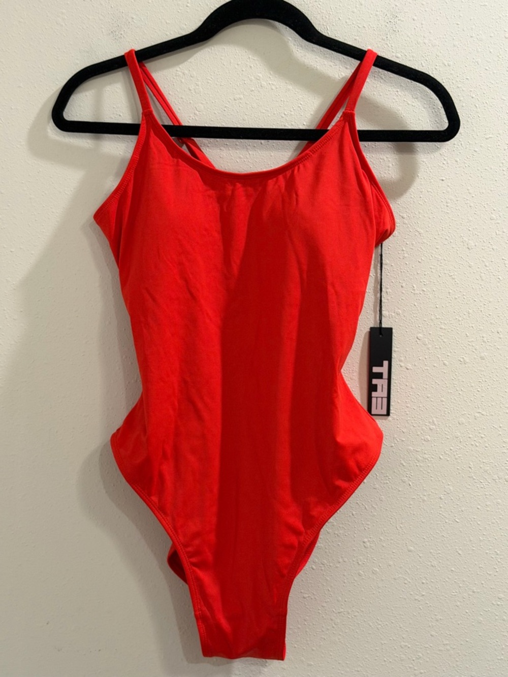 Red One-Piece Swim Suit - Women's Classic Cut